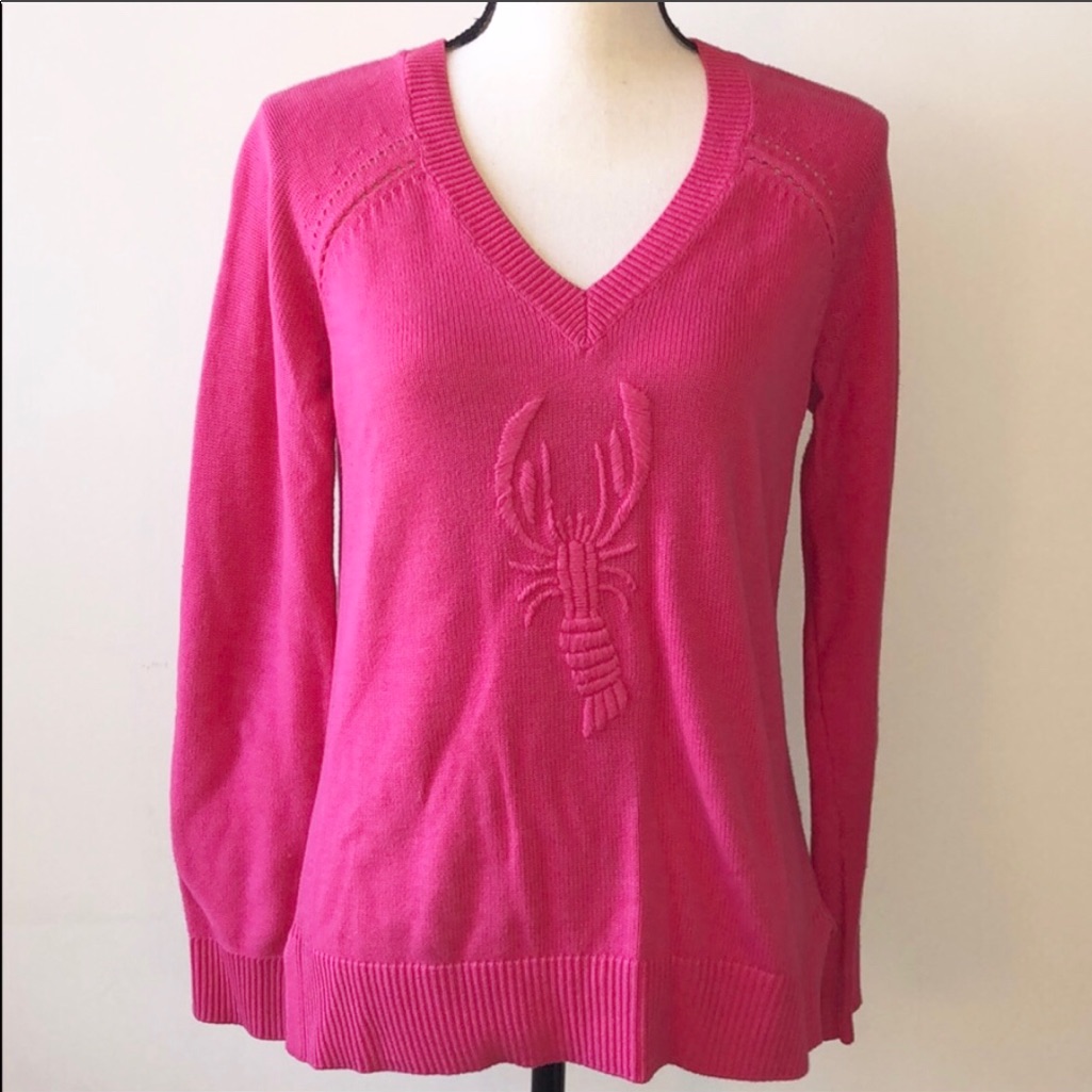 Lilly Pulitzer Pink Lobster Sweater - Nwot